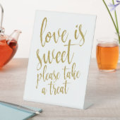 L'amour est sucré s'il vous plaît prenez un signe (In SItu)