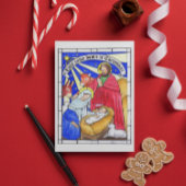 L'amour est tombé à Noël Carte postale Inspirative