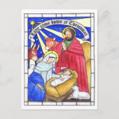 L'amour est tombé à Noël Carte postale Inspirative (Devant)