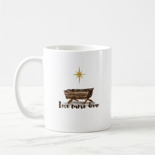 L'Amour Est Tombé Dans La Mug De Noël (Gauche)