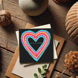 L'amour est tout ce dont vous avez besoin Carte d'
