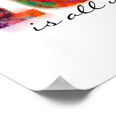 l'amour est tout ce dont vous avez besoin poster u (Coin)