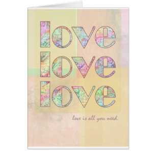 L'amour est tout que vous avez besoin