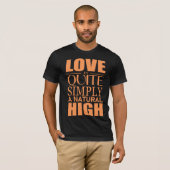 L'amour est tout simplement un T-Shirt haut nature (Devant entier)
