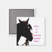 L'amour est un aimant à cheval du quart (Recto/Verso)