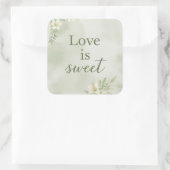 L'Amour est un doux plaisir Étiquette pour cadeau  (Sac)