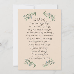 L'amour est une carte à plat pour le patient