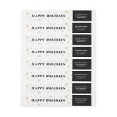 L'amour et encouragent des étiquettes de adresse (Feuille)