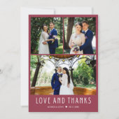 L'amour et merci Merci photo Red Modern (Devant)