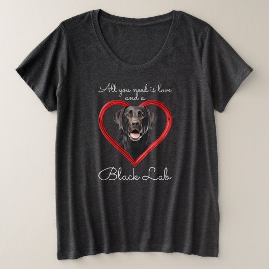 L'amour et un Black Lab (Design devant)