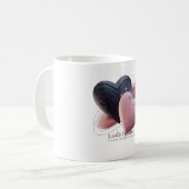 L'amour fait éclater la Mug de café du coeur (Devant gauche)