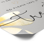 L'amour fleuri, une douce affiche de mariage (Coin)