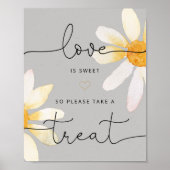 L'amour fleuri, une douce affiche de mariage (Devant)