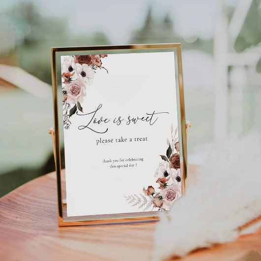 L'amour floral de soie est signe doux