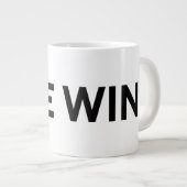 L'Amour gagne - Grande Mug (Devant droit)