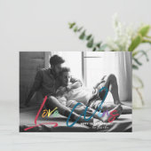 L'amour gagne | Le Carte photo LGBT Valentine (Debout devant)