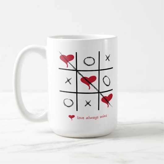 L'amour gagne toujours Mug (Gauche)