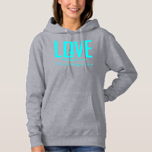 L'amour gagne toujours Sweat à capuche