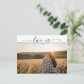 L'amour moderne est patient Carte de mise à jour d (Debout devant)