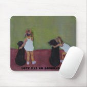 L'AMOUR N'A AUCUNE FRONTIÈRE - tapis de souris (Avec souris)