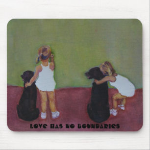L'AMOUR N'A AUCUNE FRONTIÈRE - tapis de souris