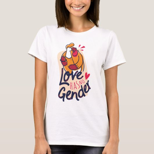 L'amour n'a pas de T-shirt genre (Devant)