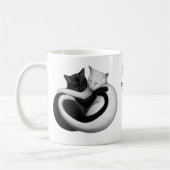 L'amour ne connaît aucune tasse de chats de (Gauche)