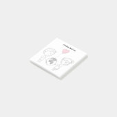 L'amour ne connaît pas de distance Post-It Notes (Incliné)