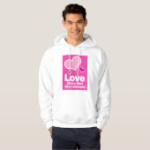 L'amour ne distingue pas le sweat - shirt à (Devant entier)