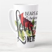 L'amour n'échoue jamais en latte Mug (Angle gauche)