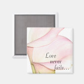 L'amour n'échoue jamais Lys Magnet (Recto/Verso)