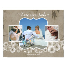 L'amour n'échoue jamais Photo Mariage Poster Colla