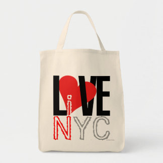 L'amour NYC vivent en rouge de sac de NYC