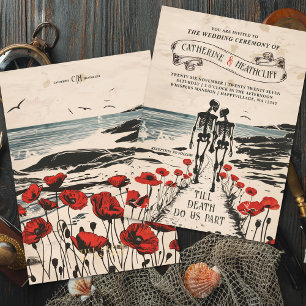 L'amour perpétuel au bord de la mer Faire-part de 