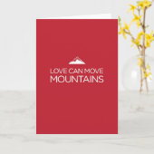 L'amour peut déplacer la carte de voeux de (Fleur jaune)