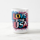 "L'amour pour la Mug patriotique des USA" (Centre)