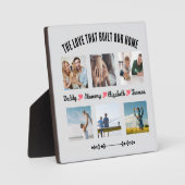 L'Amour Qui A Construit Notre Maison Plaque Photo (Recto)