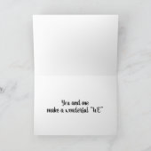 ***L'AMOUR QUI DURE POUR TOUJOURS*** CARTE D'AMOUR (Intérieur)