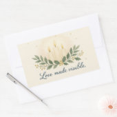 L'amour rendu visible — Autocollant de Noël (Enveloppe)