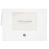 L'Amour Rendu Visible — Carte de Noël (Dos Horizontal)