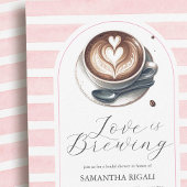 L'Amour Rose Brasse Des Invitations De Douche Nupt