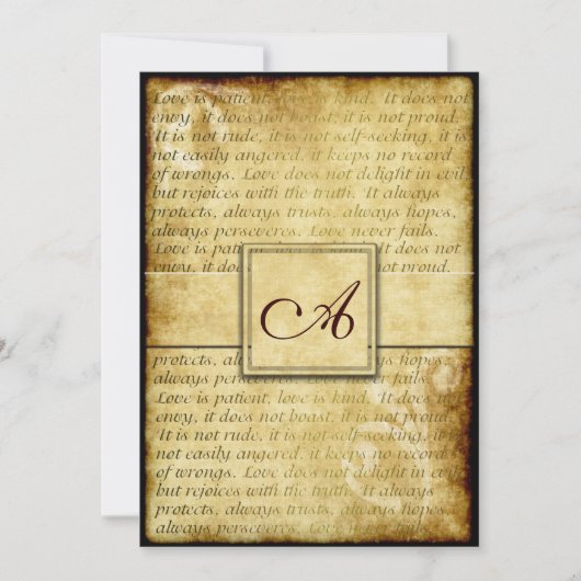 L'amour rustique est une invitation au mariage vin (Devant)