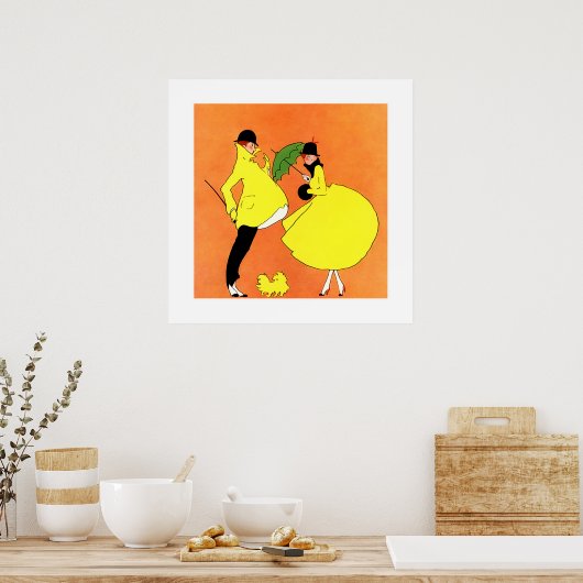 L'amour secret. Impression Art déco (Cuisine)