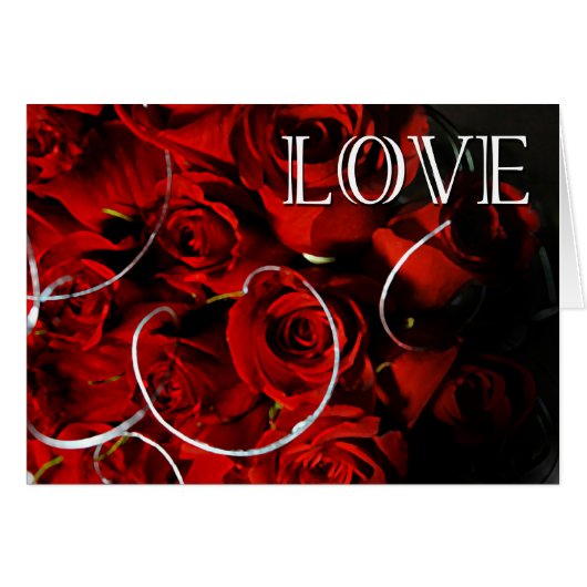 L'amour s'est levé - carte (Devant horizontal)