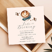 L'amour simple est de brasser des invitations de d