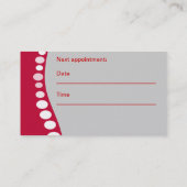 L'amour soutient le carte de visite (Dos)