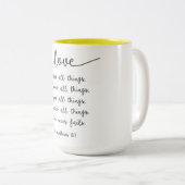 L'amour soutient toute la tasse de choses (Devant droit)