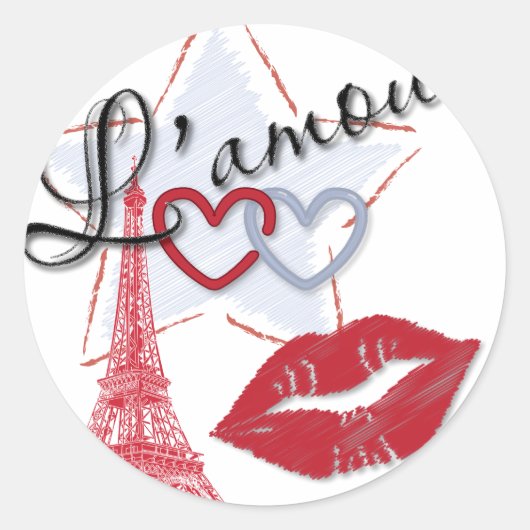 L'amour Sticker (Voorkant)