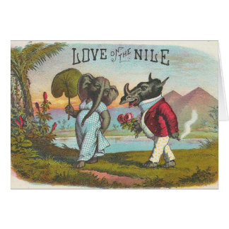 L'Amour Sur Le Nil Vintage Cigar Art Étiquette