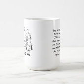 L'Amour Véritable Devient Vieux Amusant Mug Romant (Centre)